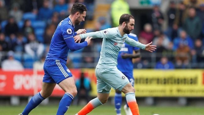 Sempat Tertinggal, Chelsea Menang Dramatis atas Cardiff City