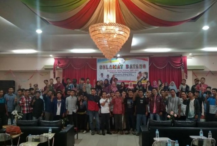Relawan Cinta Ibu Rohil Deklarasi Dukung Jokowi-Maruf