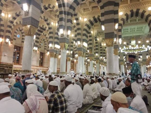 Salat Arbain Hampir Rampung, JCH Kloter BTH 2 Asal Pekanbaru Siap-siap Menuju Mekkah
