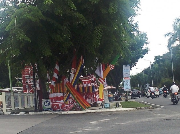 Bendera yang Dijual di Pekanbaru Ternyata Buatan Bandung