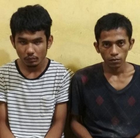 Ditendang Korbannya, Dua Jambret Berhasil Ditangkap Warga