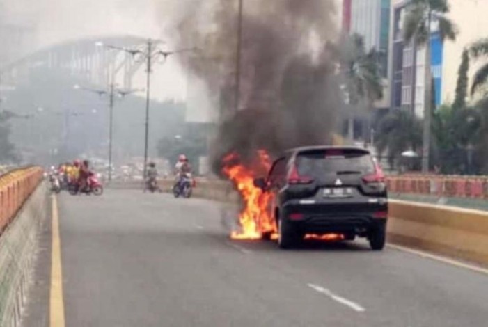 Xpander Terbakar di Pekanbaru, Mitsubishi Segera Turunkan Tim Investigasi