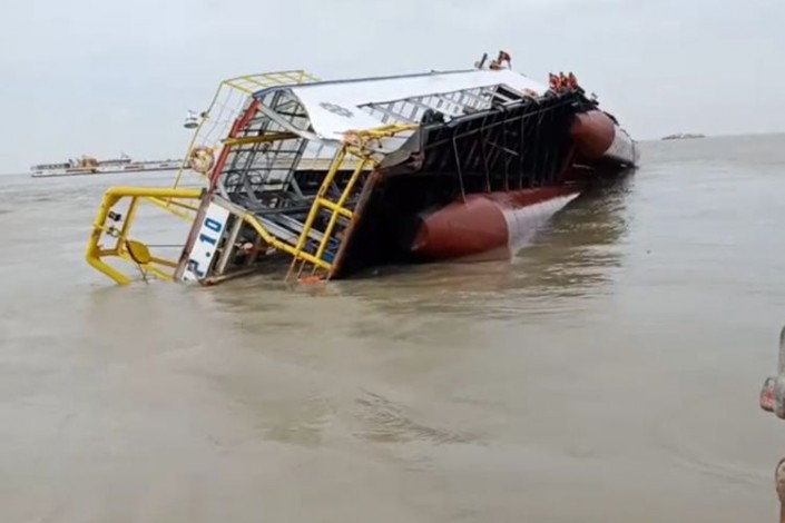 Kapal Milik PT Timah Tenggelam di Perairan Prayun, Kepri