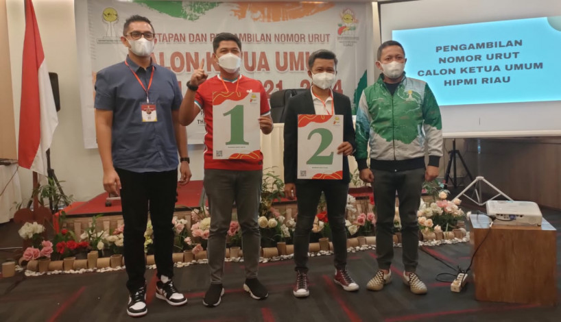Dua Caketum HIPMI Riau Sudah Ditetapkan, Rahmad Ilahi Nomor 1, Erwin Edison Nomor 2