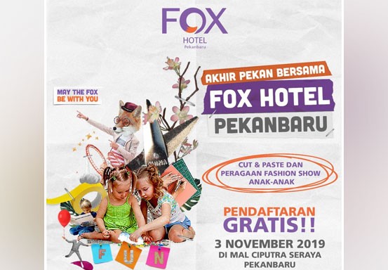 Akhir Pekan, FOX Hotel Pekanbaru Gelar Berbagai Perlombaan untuk Anak