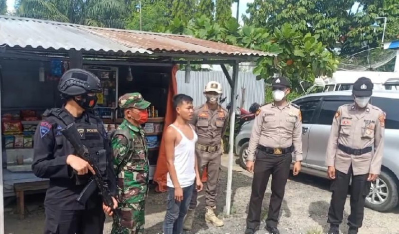 679 Orang Terjaring Tak Pakai Masker di Empat Posko Check Point Perbatasan Riau