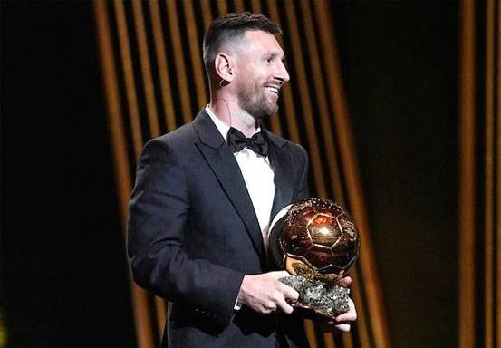Lionel Messi Raih Gelar Ballon dOr 2023, Gelar ke-8, Semakin Jauh Tinggalkan Cristiano Ronaldo